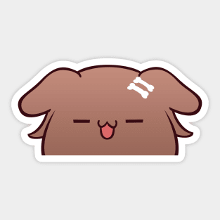 Korone Pleased Furball Doggo Sticker